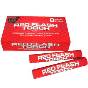 Jorge Red Strobe Bengal Flame (100 Units) *FREE DELIVERY*