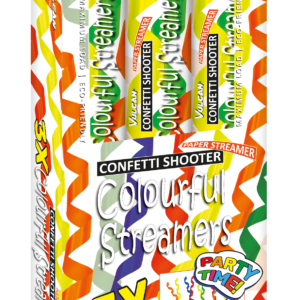 Confetti Shooter 30cm - Colourful - BULK BUY
