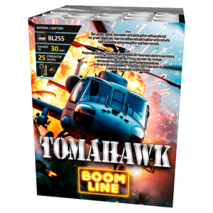 Jorge Boom Line Tomahawk - 25 Shot 30mm Battery Firework