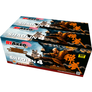 Riakeo Shaolin 4 – 98 Shot Compound Display Battery Firework