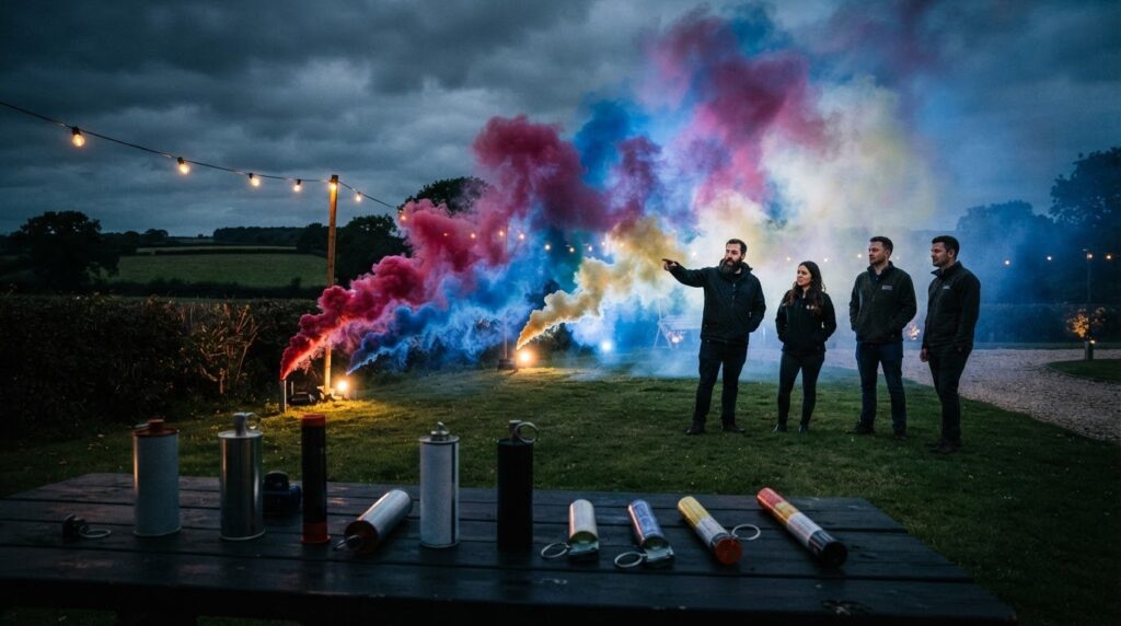 Choosing Coloured Smoke Grenades and Flares in the UK