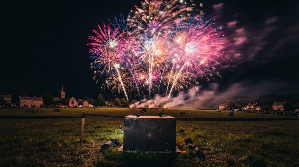 Large Single Ignition Firework Boxes for Displays