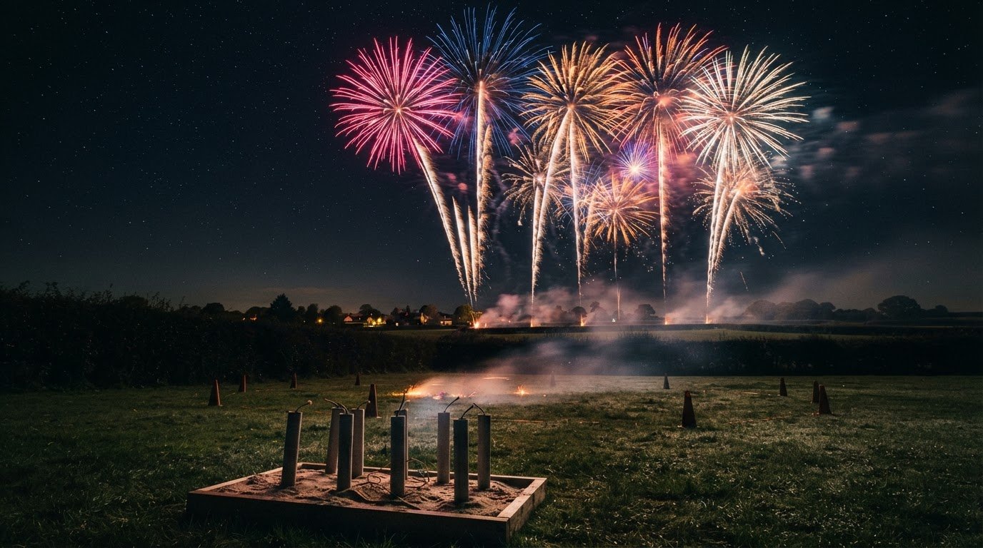 Roman candle fireworks for UK buyers: effects and safety